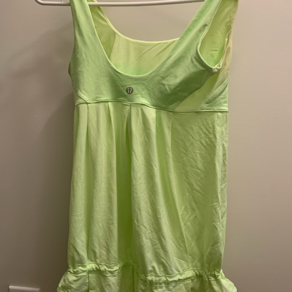 Green Lululemon tank top